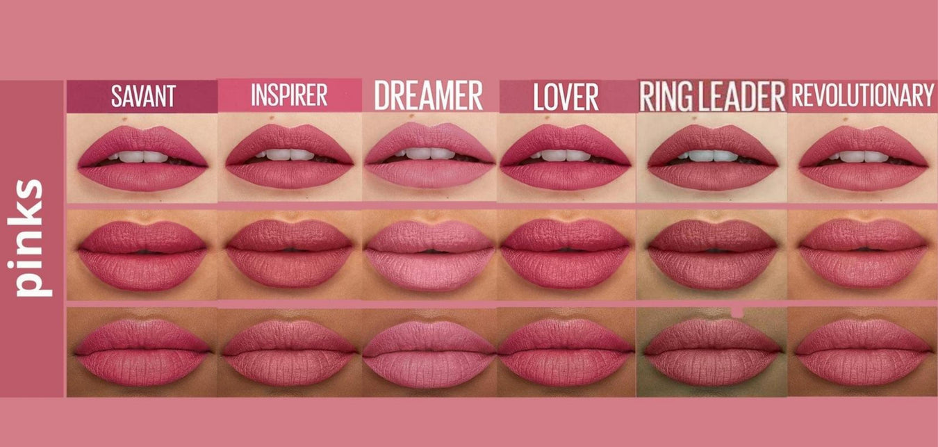 Maybelline New York Superstay Matte Ink Liquid Lipstick pink colour collection