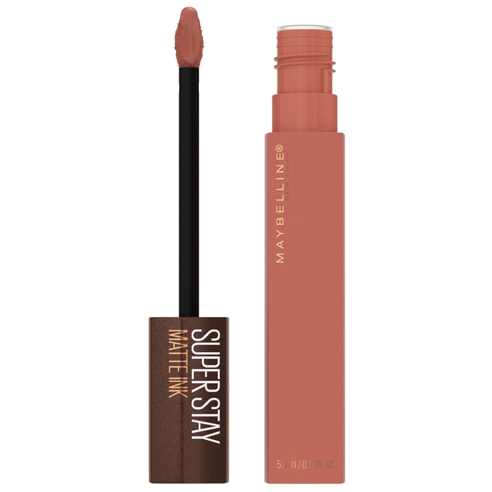 -Maybelline New York Super Stay Matte Ink Liquid Lipstick - 260 Hazelnut Hypnotizer - brown, Buy online in Egypt, 3600531623135
