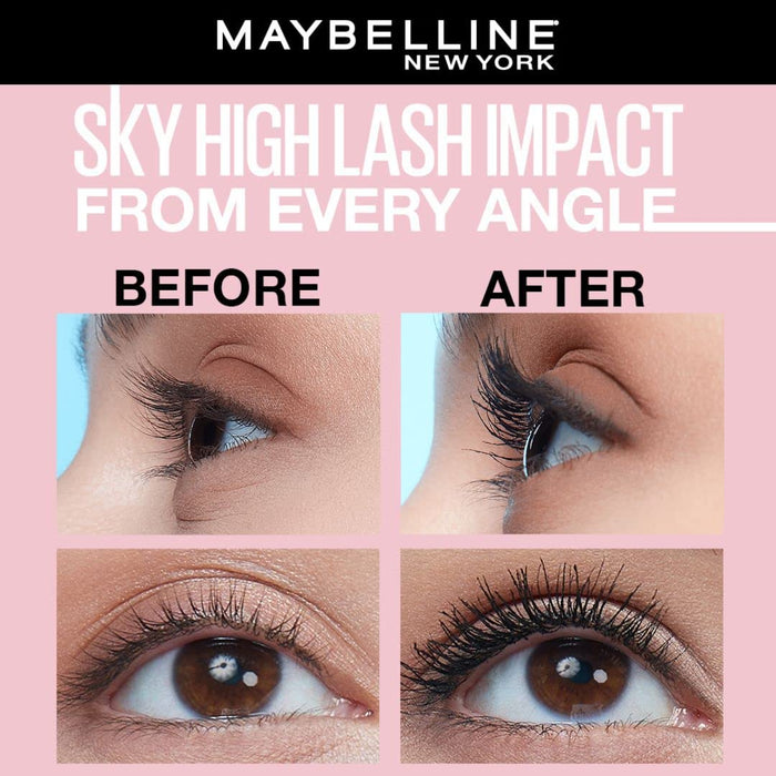 Maybelline Lash Sensational Sky High Washable Mascara Makeup, 1 kit 