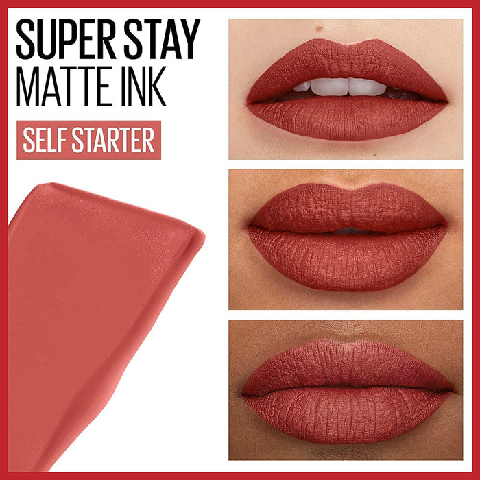 Maybelline New York Super Stay Matte Ink Liquid Lipstick - 130 Self-Starter-brown - Buy online in Egypt ,3600531513436 